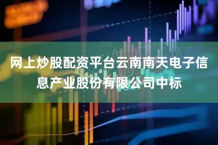 网上炒股配资平台云南南天电子信息产业股份有限公司中标