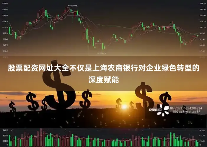 股票配资网址大全不仅是上海农商银行对企业绿色转型的深度赋能